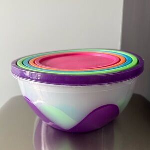 Southern Homewares 5 piece Nested/Stackable Bowl Food Storage Containers